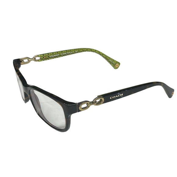 Coach HC5232 Fannie Dark Tortoise/Green Sig C Eyeglass Glasses Frames 52-16 135 - Picture 9 of 15